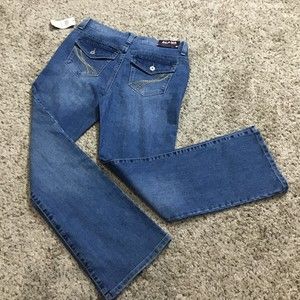 Gloria Vanderbilt Women's Jeans Alana 8P Back Pocket Flaps NEW Boot Cut NWT